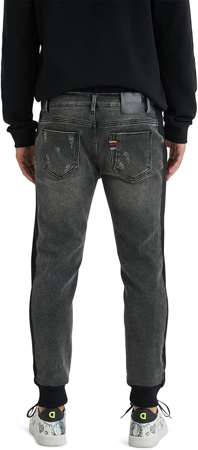 Desigual Herren Denim_filipo Jeans 36 Schwarz, 36 Schwarz