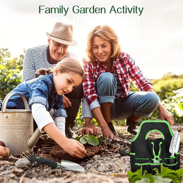 Housolution Gartengeräte Set, 8 PCS Gartenarbeit-Handwerkzeug-Set, Robust Aluminiumlegierung Gartena