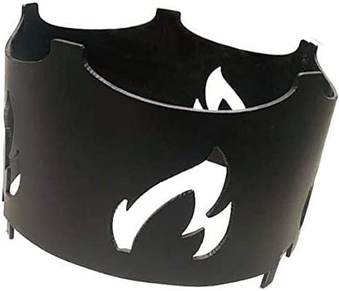 Wok Aufsatz für Feuerplatte Wok Krone Dutch Oven Grilleinsatz Grill #05