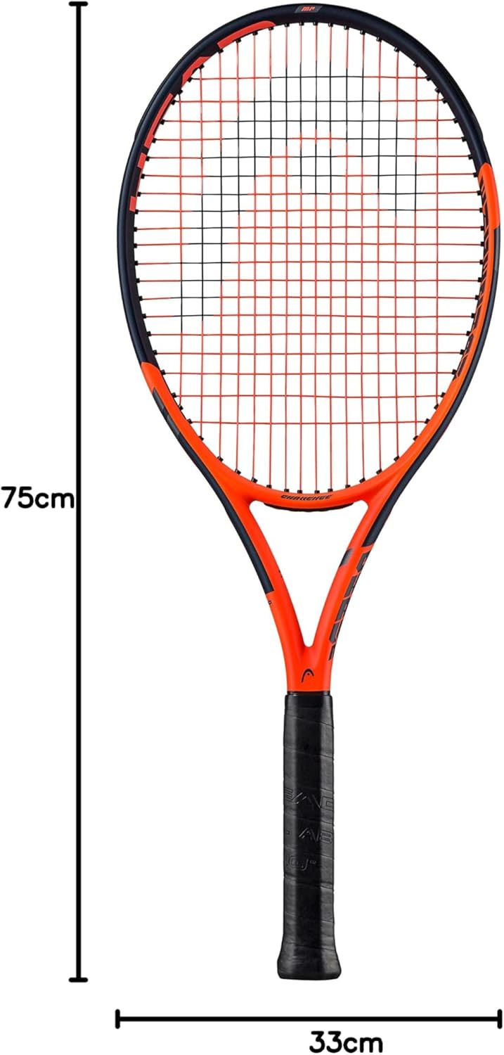 HEAD Unisex – Erwachsene Ig Challenge Mp Tennis Racquet Griffstärke 3 Orange, Griffstärke 3 Orange
