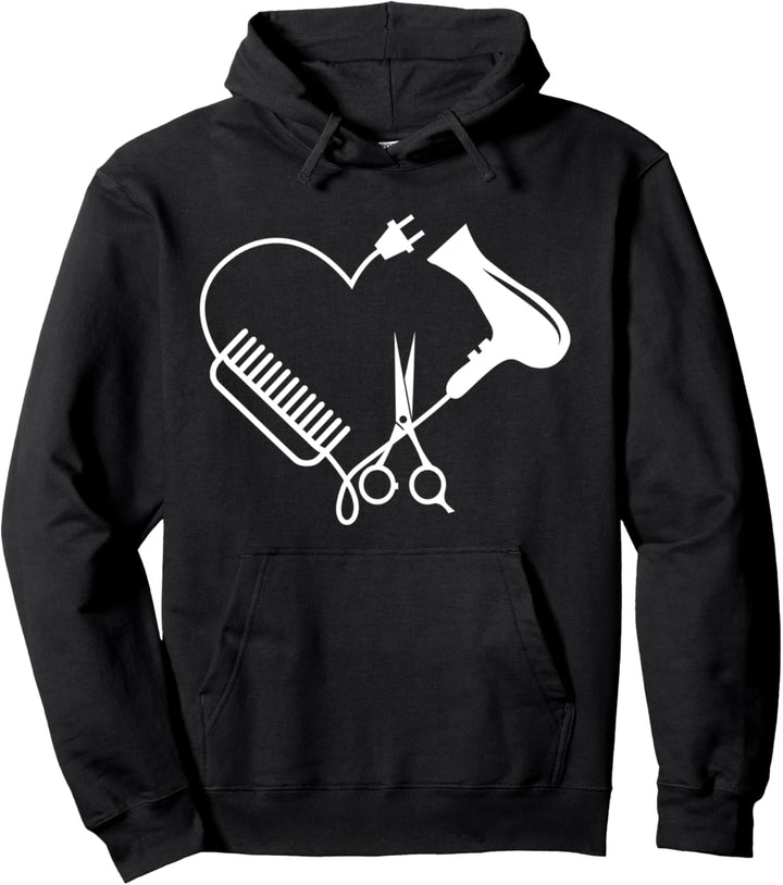 Friseur Friseurin Salon Barber Hairstylist Frisör Geschenke Pullover Hoodie