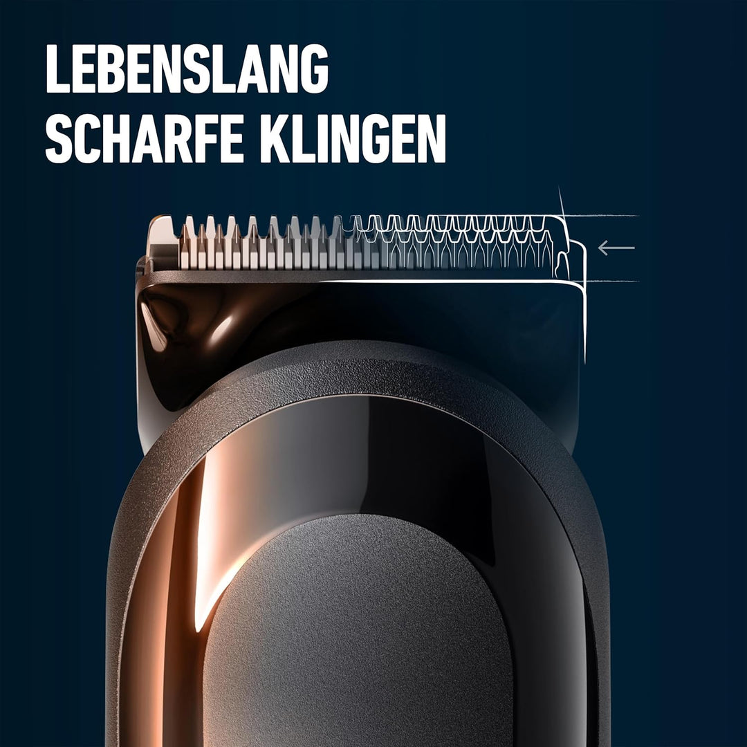 King C. Gillette Bartschneider für Herren, kabellos, mit scharfen Klingen und 3 auswechselbaren Läng