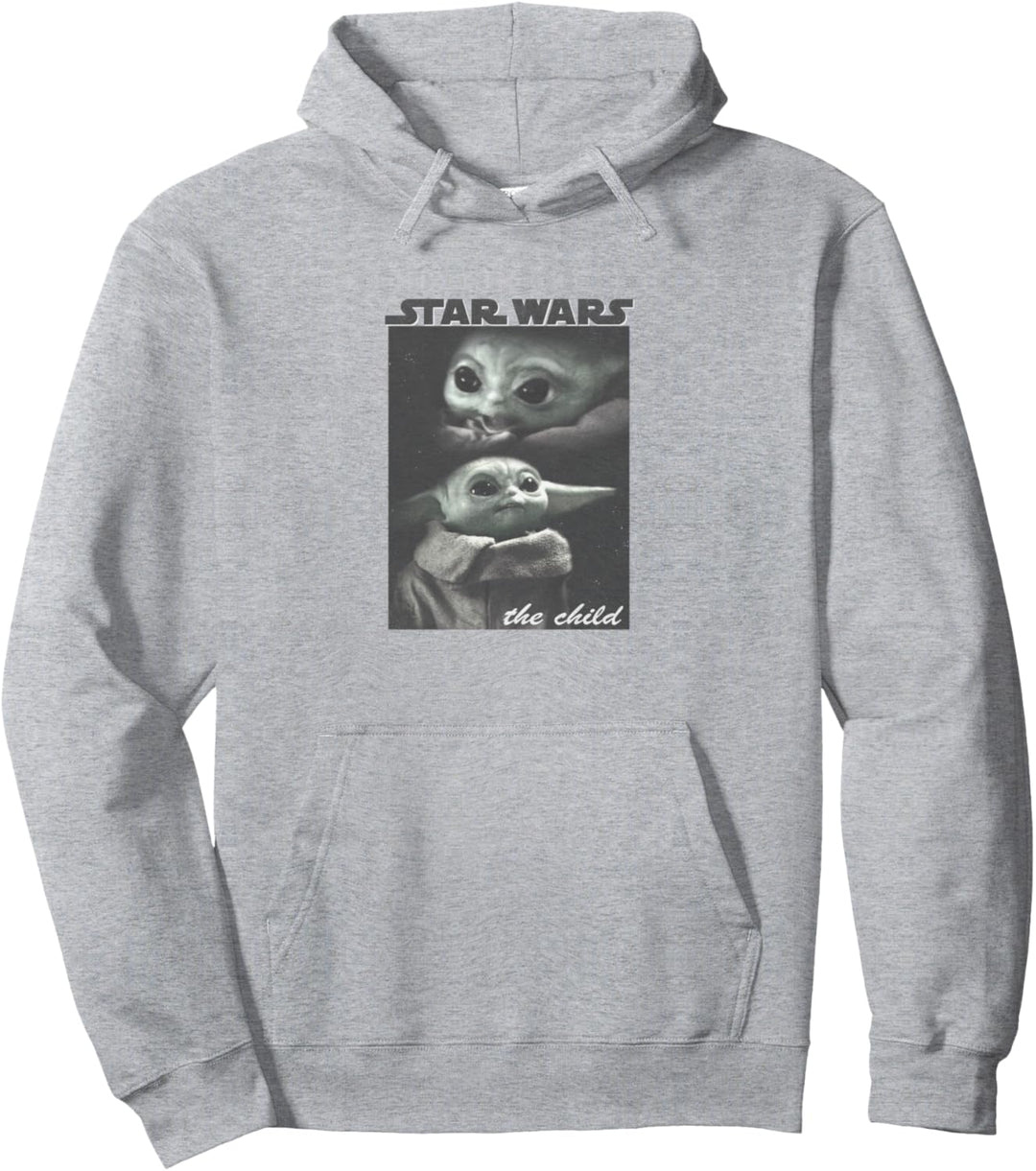 Star Wars: The Mandalorian The Child Collage Poster Pullover Hoodie