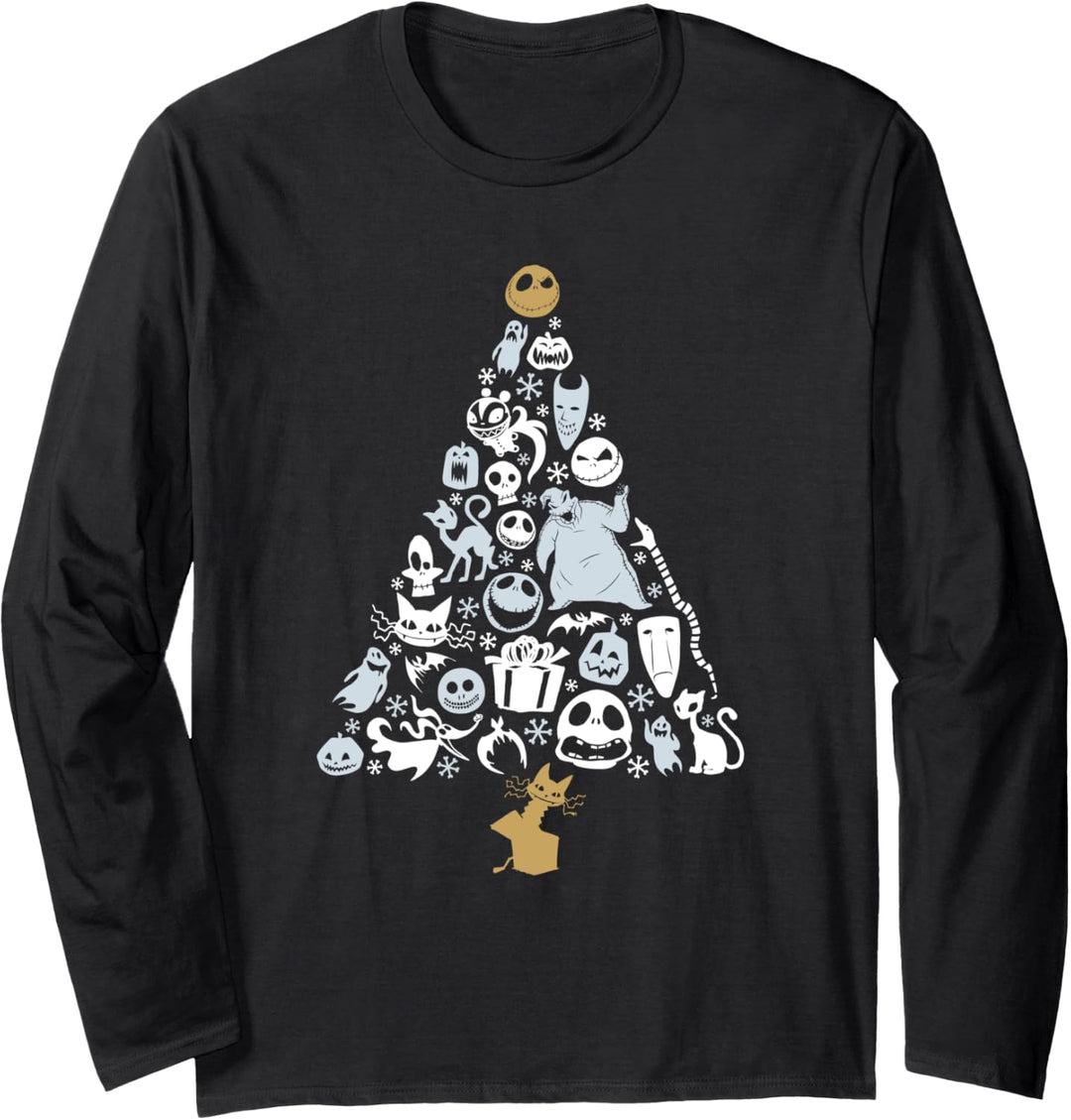Disney The Nightmare Before Christmas Holiday Tree Langarmshirt