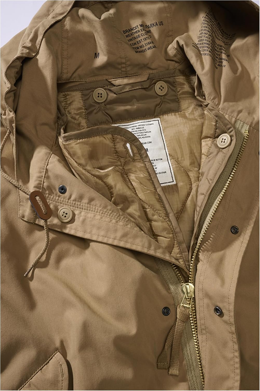 Brandit M51 US Parka 4XL camel, 4XL camel