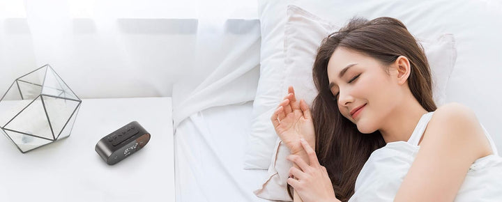 SPC Frodi - Kompakter Radiowecker mit LED-Display, FM-Radio, 10 Speicher und 2 Alarmfunktionen, Radi