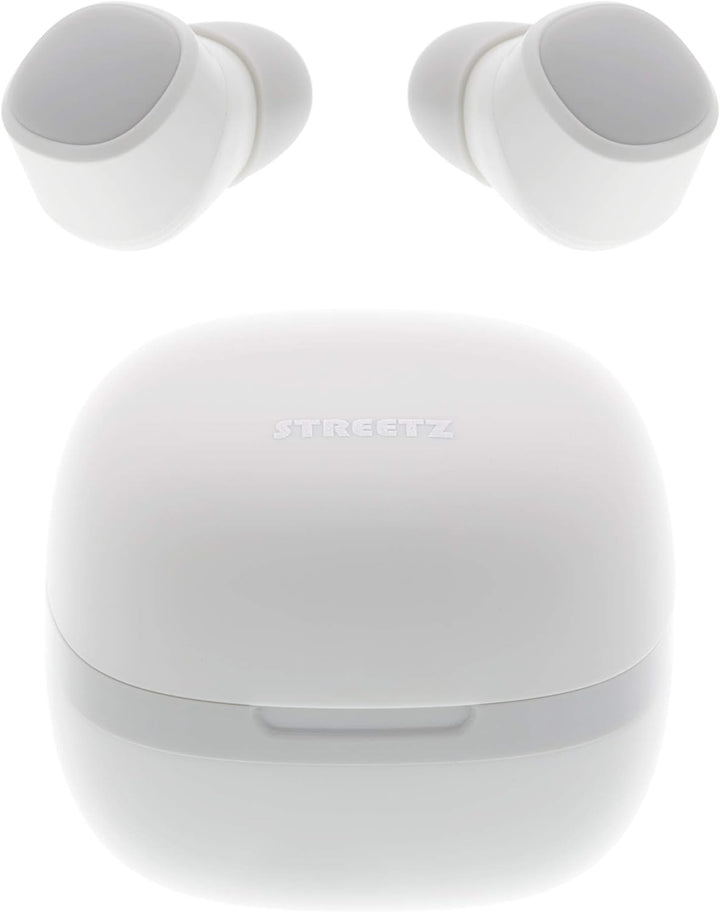 STREETZ TWS-002 Stereo Bluetooth Kopfhörer, Kabellose In Ear Earbuds mit Premium Klangprofil,,besond