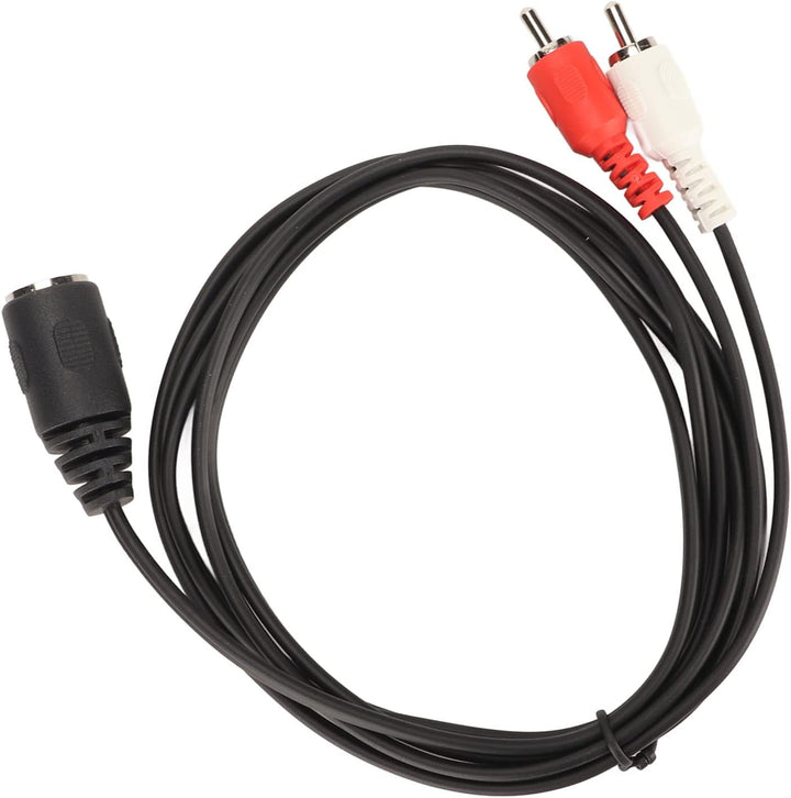 DIN 5 Pin auf Cinch Kabel, 5 Pin DIN Buchse auf 2 Cinch Stecker Kabel für Naim Olufsen Bang Quad Ste