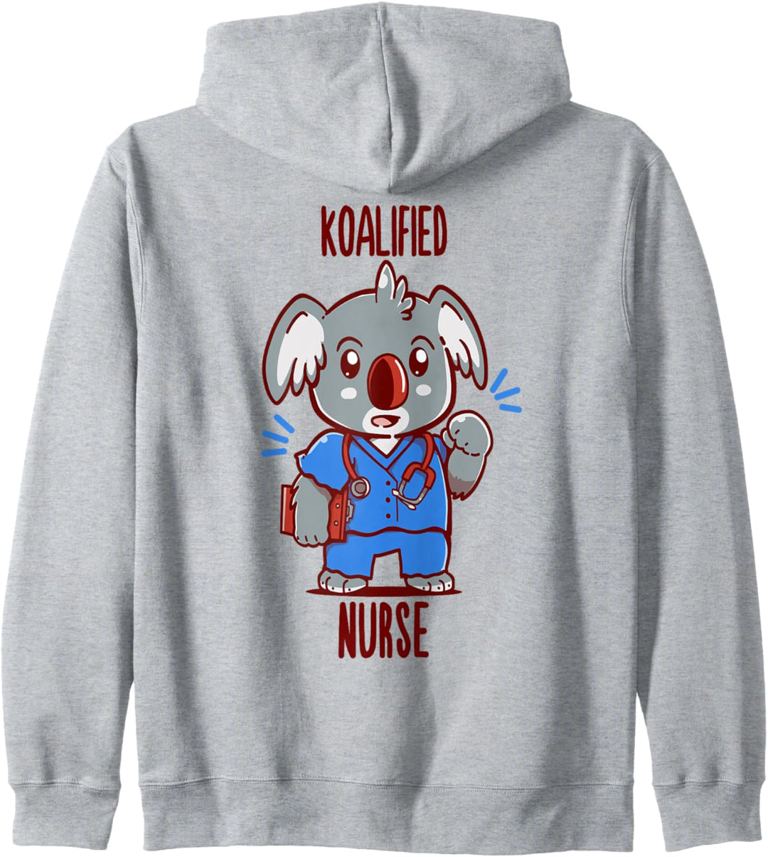 Koalified Nurse - Koala Animal Pun Kapuzenjacke