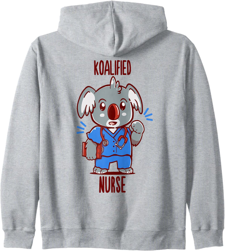 Koalified Nurse - Koala Animal Pun Kapuzenjacke