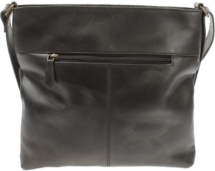 LECONI Schultertasche Damentasche Umhängetasche natur weiche Ledertasche Handtasche Damen Leder 32x2
