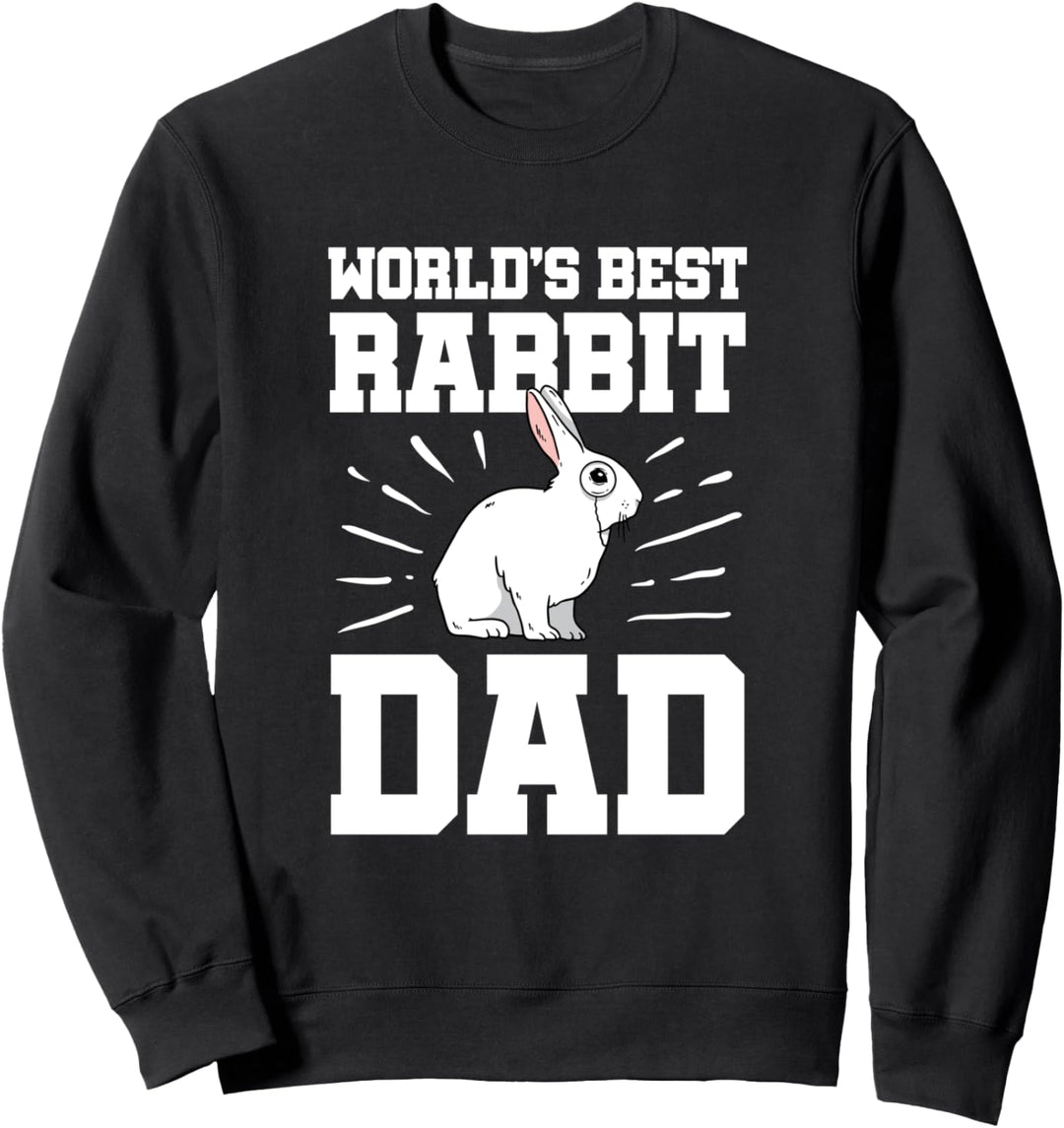 Lustiges Kaninchen Papa Hase Tier bester Vater Design Sweatshirt
