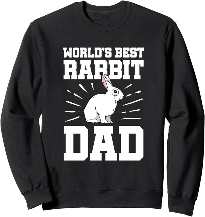 Lustiges Kaninchen Papa Hase Tier bester Vater Design Sweatshirt