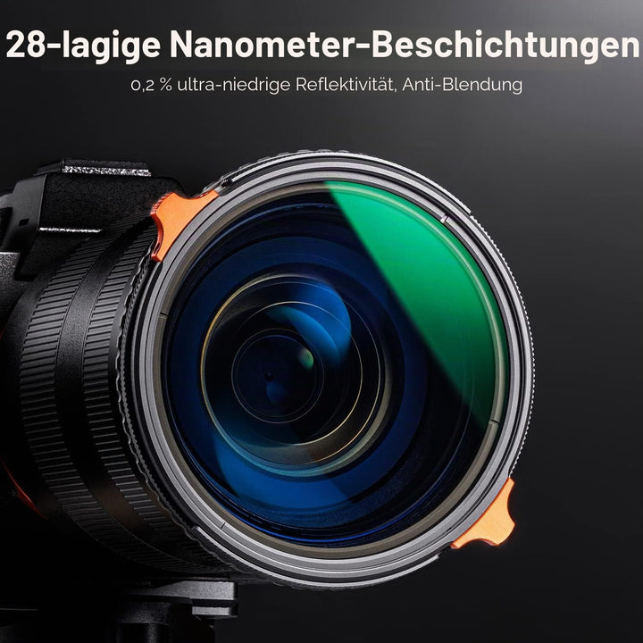K&amp;F CONCEPT Polfilter (CPL) &amp; ND4-ND64 Filter 95mm 2-in-1 multifunktionaler Filter（2-6 Blendenstufen