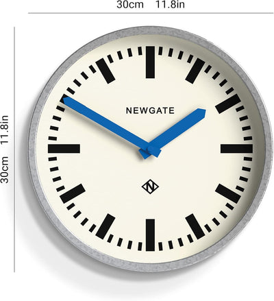NEWGATE® The Luggage Wanduhr aus Metall Wanduhren - Designer Bahnhofsuhr - Perfekt als Küchenuhr - B