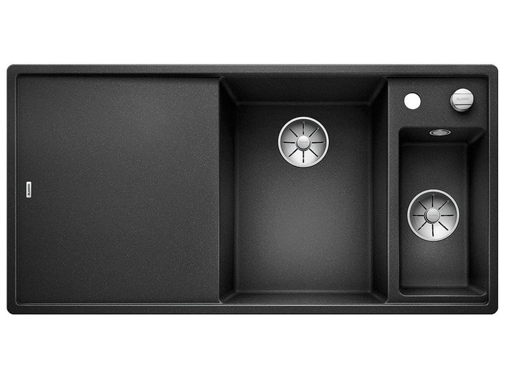 BLANCO AXIA III 6 S | SILGRANIT anthrazit | Einbauart: Einbau von Oben | Hauptbecken rechts | mit Gl