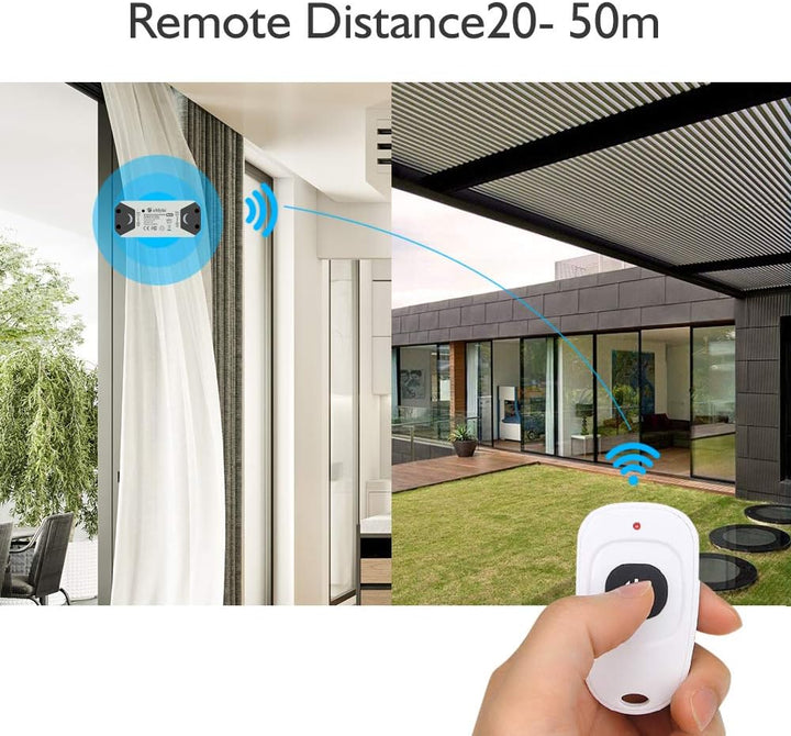 eMylo Smart Wireless RF Motor Controller Schalter Relaismodul AC 220V Motor Fernsteuerungsschalter 9