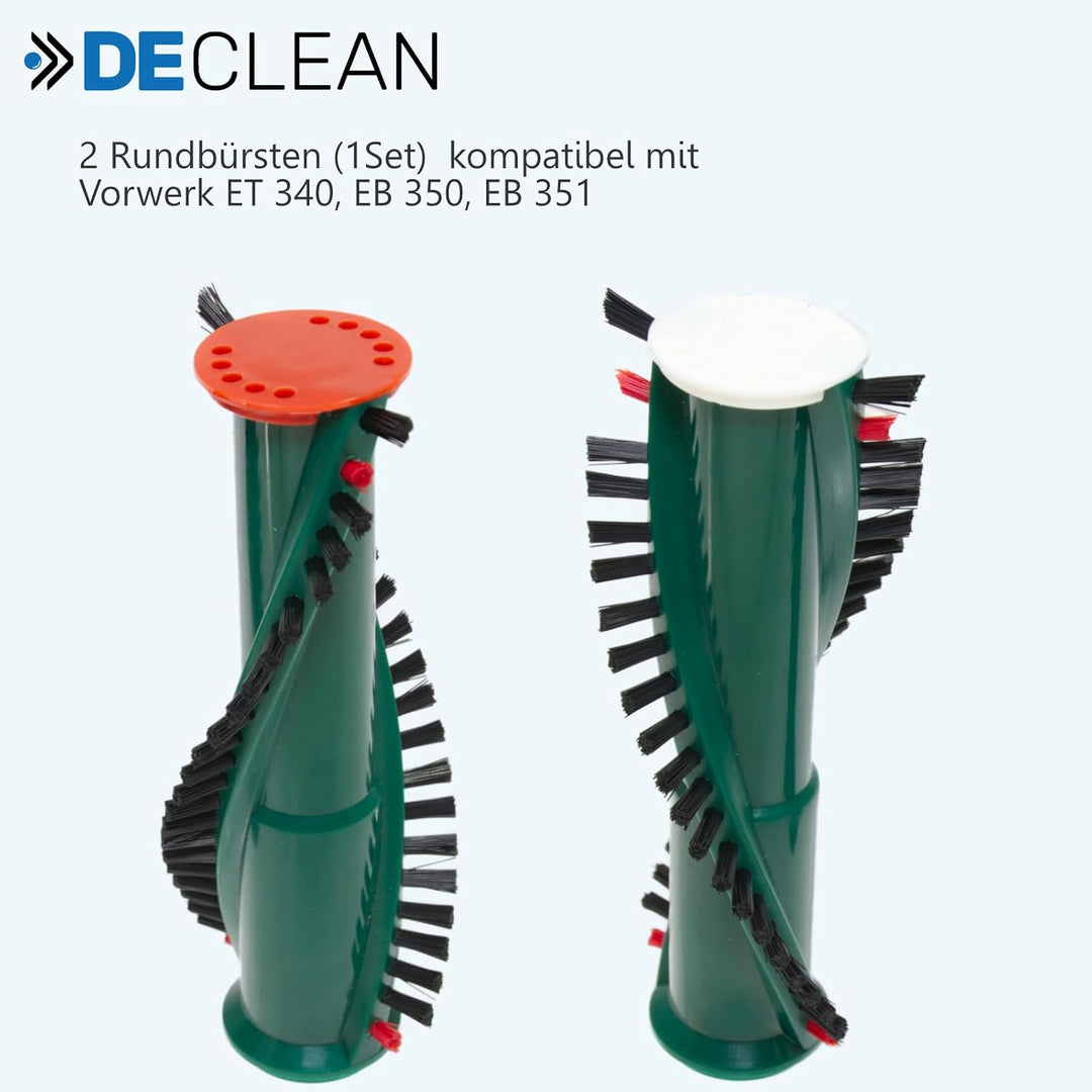 Ersatzbürsten Bürstenrollen kompatibel mit Vorwerk ET 340 EB 350 EB 351