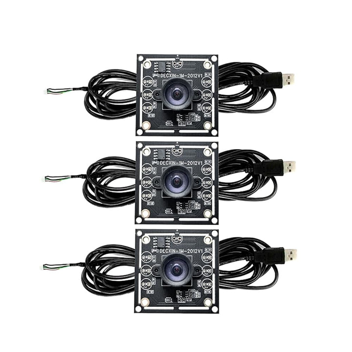 OV9732 Kameramodul 3er Set USB Kamera 1280 x 720 Webcam Hohe Bildklarheit Webkamera mit 2 Meter Kabe