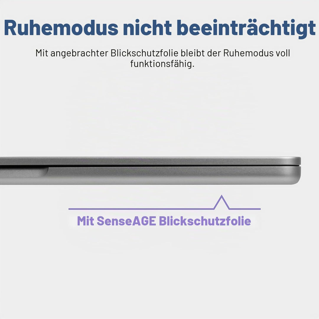 SenseAGE Magnetischer Blickschutzfilter für MacBook Air 13,3 Zoll (2018-2021), Anti-Spy & Anti-Blaul
