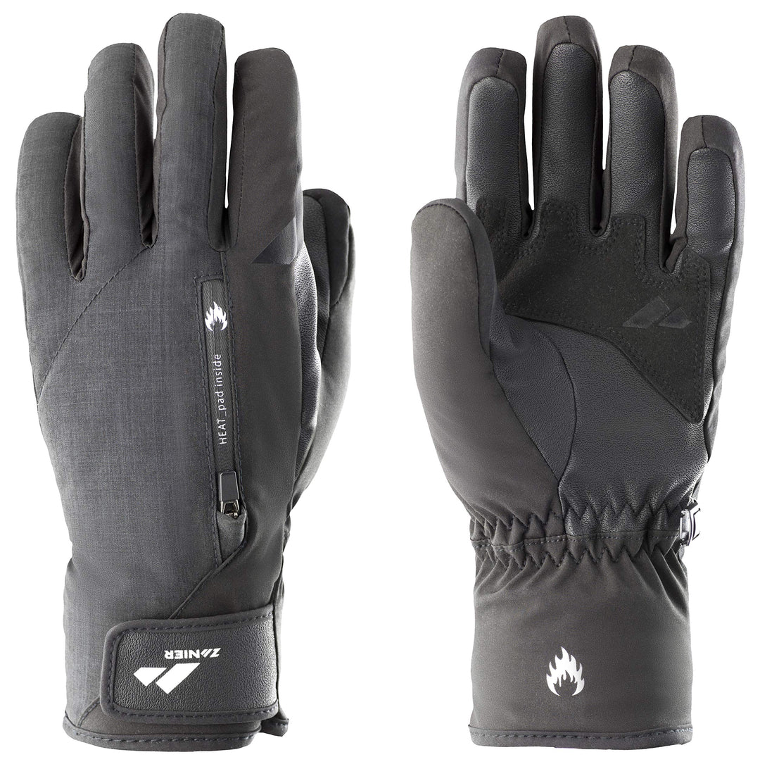 Zanier-Damen-Handschuhe-SERFAUS.STX 8 Schwarz, 8 Schwarz