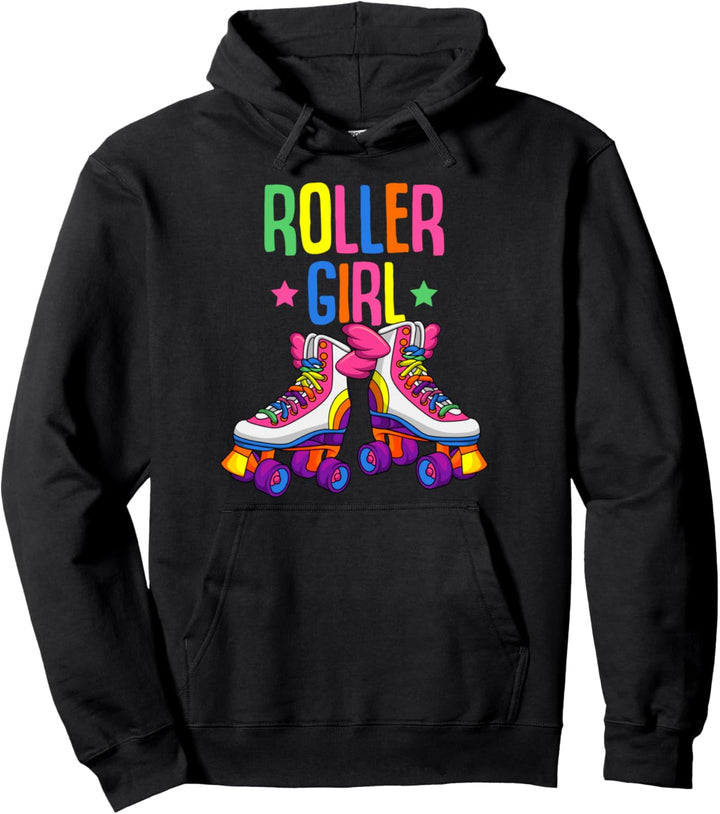 Roller Girl Rollschuhe Roller Skates Rollschuh Mädchen Pullover Hoodie
