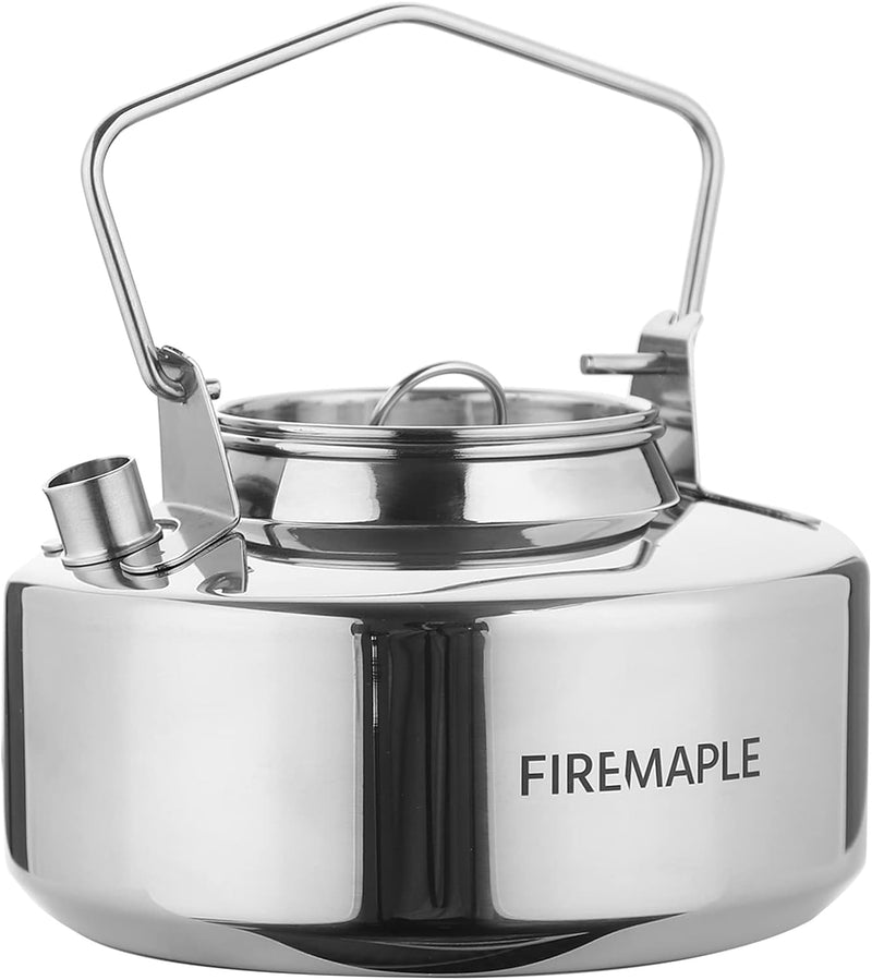 Fire-Maple Antarcti Tragbarer 1 Liter leichter Edelstahl-Campingkessel | Langlebige und tragbare Lag