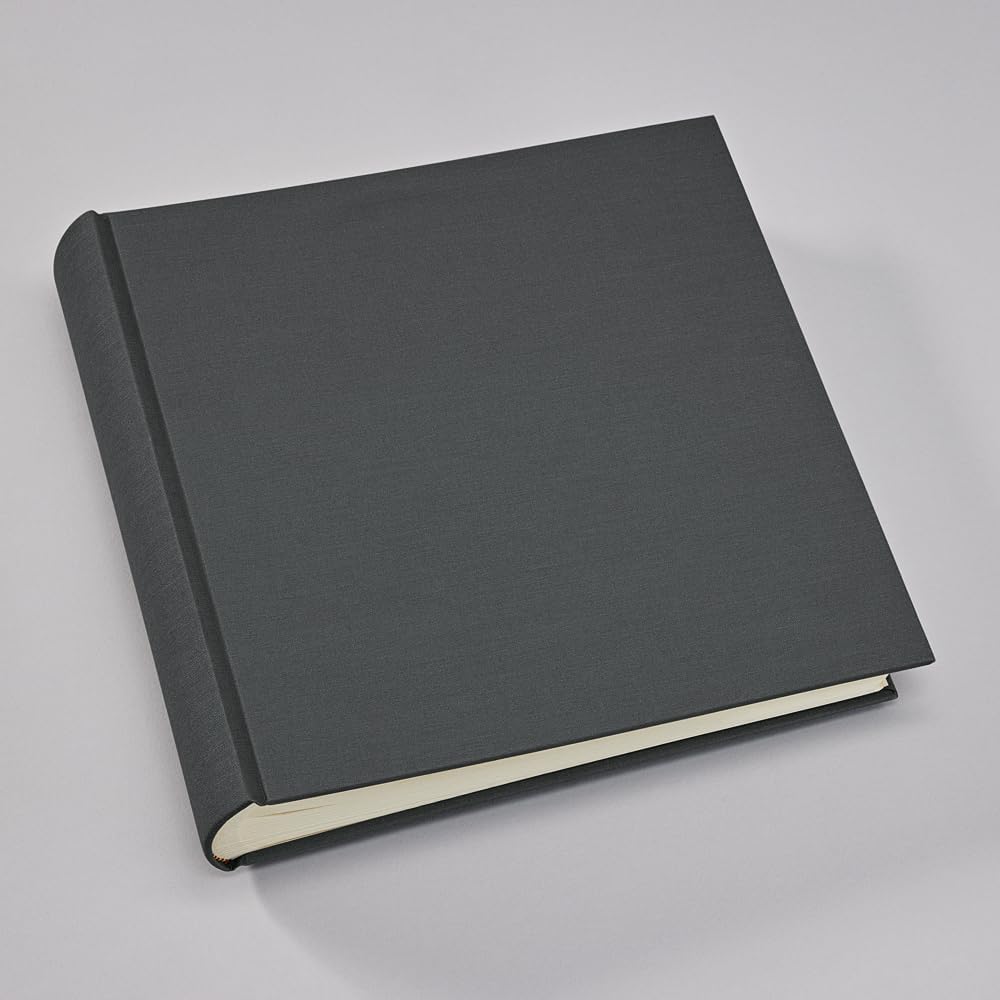 Semikolon 369964 Foto-Album Classic XLarge – 32 x 31 cm, 130 Seiten cremefarben, für 260 Fotos – lav