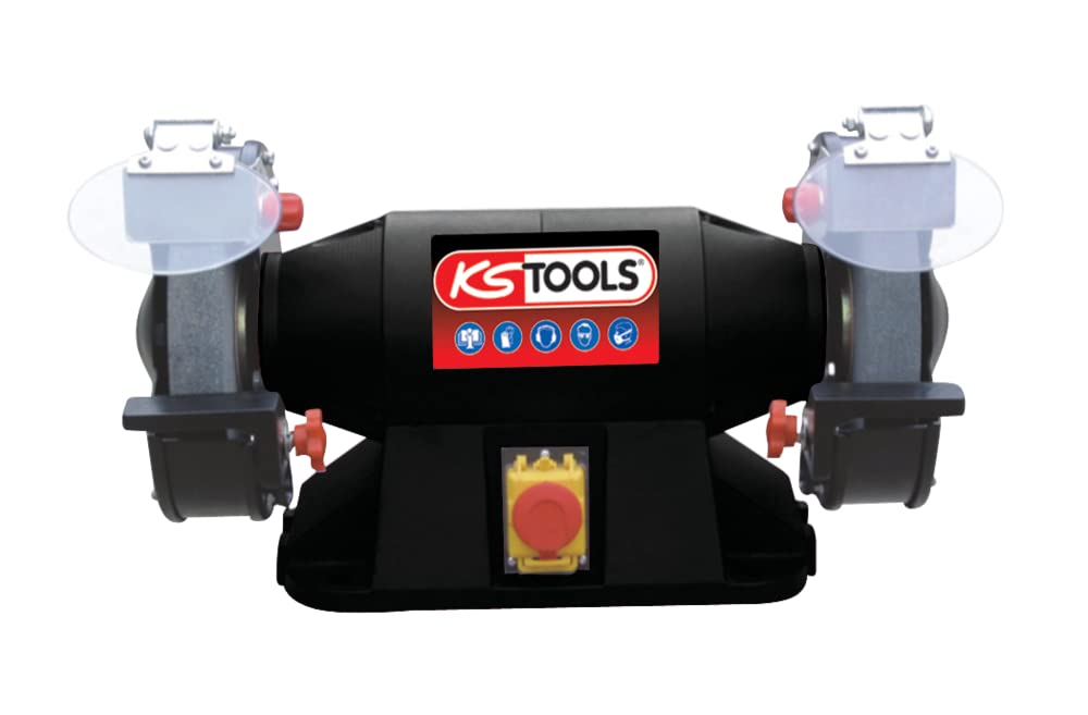 KS Tools 500.8459 Schleifstein/Schleifstein 900 W, Ø 200 mm 900W meule / meule Ø 200mm, 900W meule /