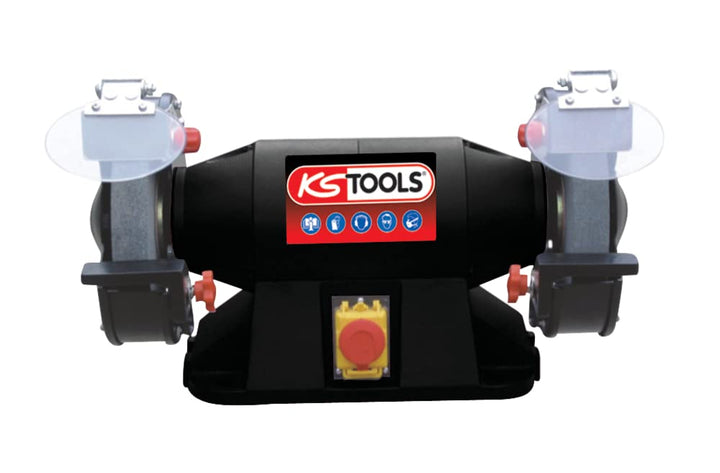 KS Tools 500.8459 Schleifstein/Schleifstein 900 W, Ø 200 mm 900W meule / meule Ø 200mm, 900W meule /