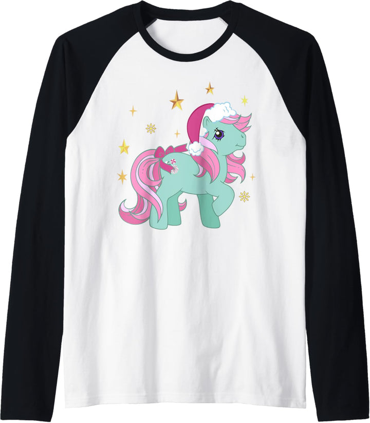 My Little Pony Christmas Santa Hat Raglan