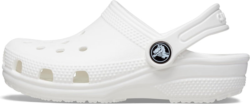Crocs Unisex Kids Classic Clog K Clog 27/28 EU Weiss, 27/28 EU Weiss