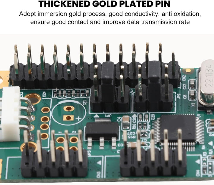 PCIe-Seriell-Parallel-Erweiterungskarte, Parallelport-Combo-Karte PCI-Express-Karte mit 2 Hochgeschw