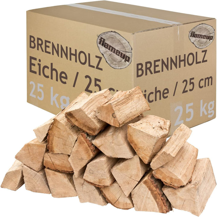 Brennholz Kaminholz Holz Eiche 5-500 kg Für Ofen und Kamin Kaminofen Feuerschale Grill Feuerholz Hol