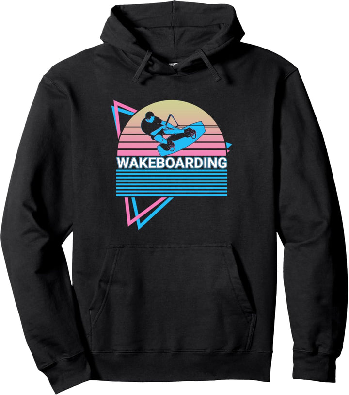 Wakeboarder Wakeboarder Retro Pullover Hoodie