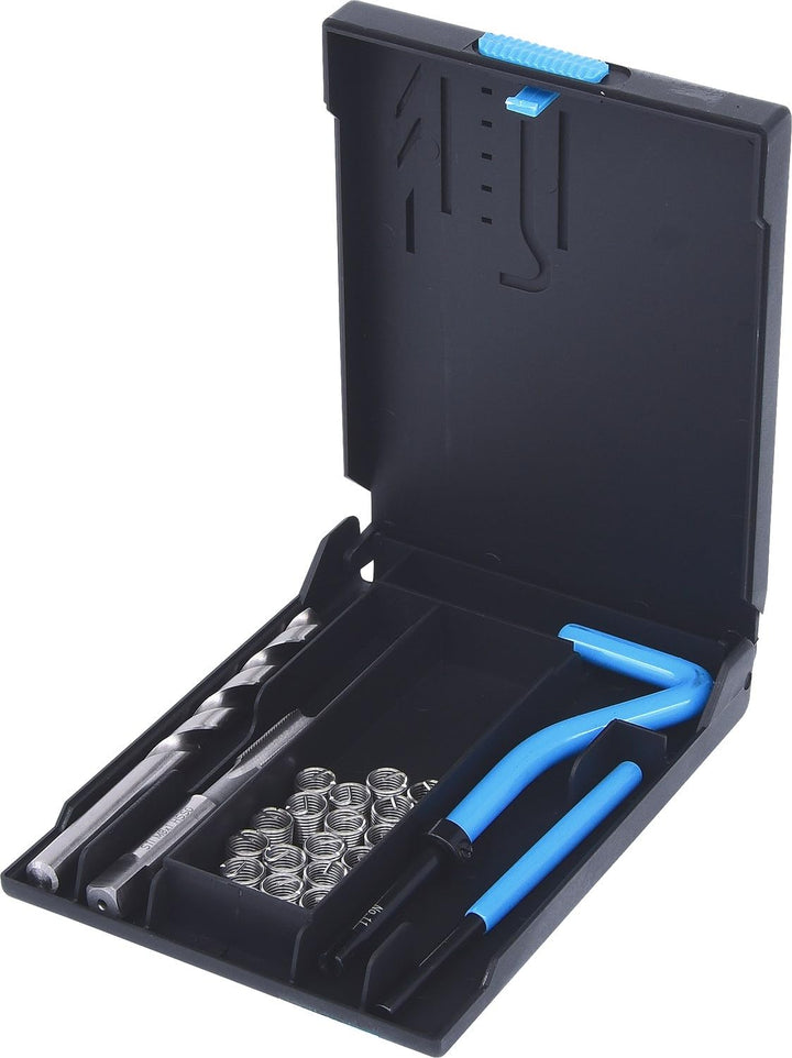 KS Tools 150.6030 Nirostahl Gewinde-Reparatur-Satz M8x1,0x11mm, 24-tlg.