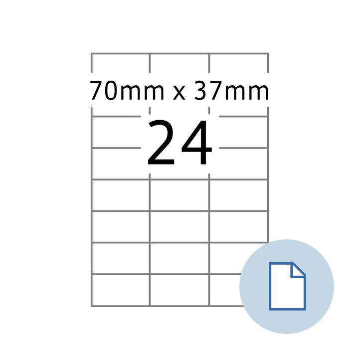Herma 8424 Universal-Etiketten Dataprint, 70 x 37,1 mm, weiss