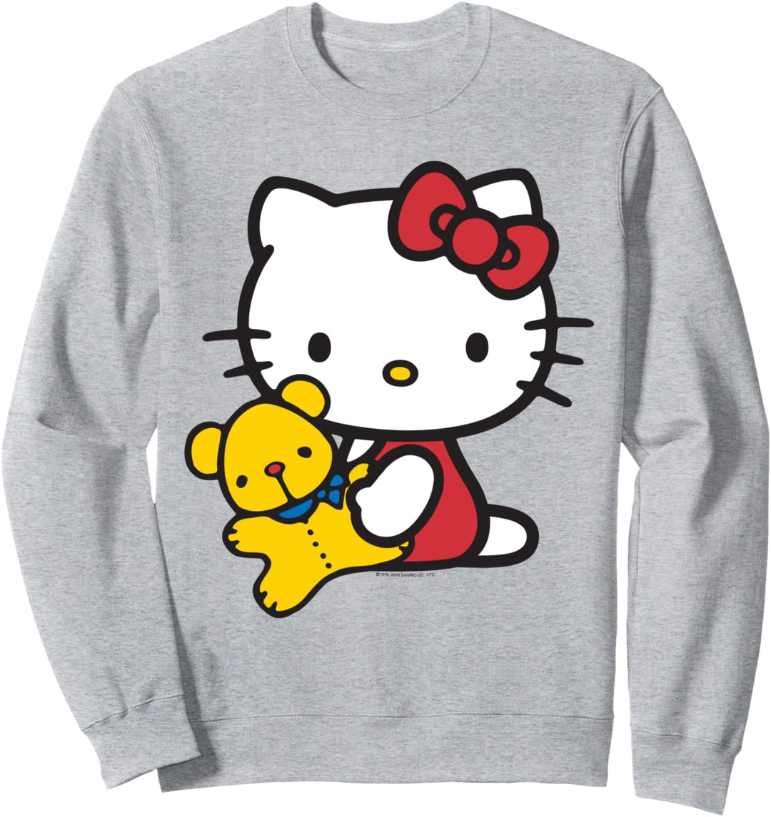 Hello Kitty With Cute Teddy Bear Sweatshirt