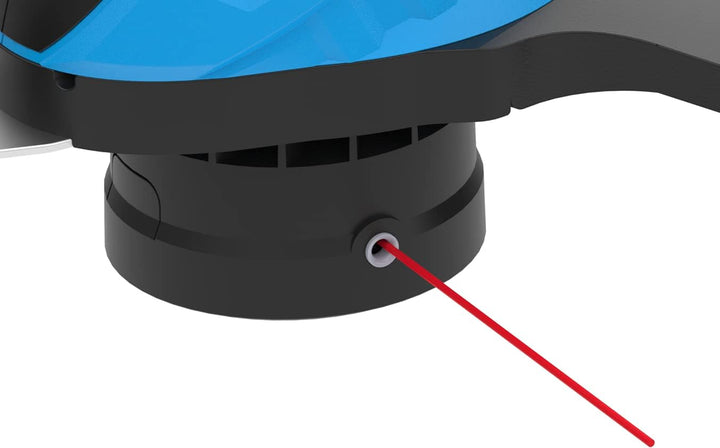 Güde 95171 Rasentrimmer GRT 550 (180 Grad drehbarem Schneidekopf, Fadenspule, 5-fach neigbarer Schne