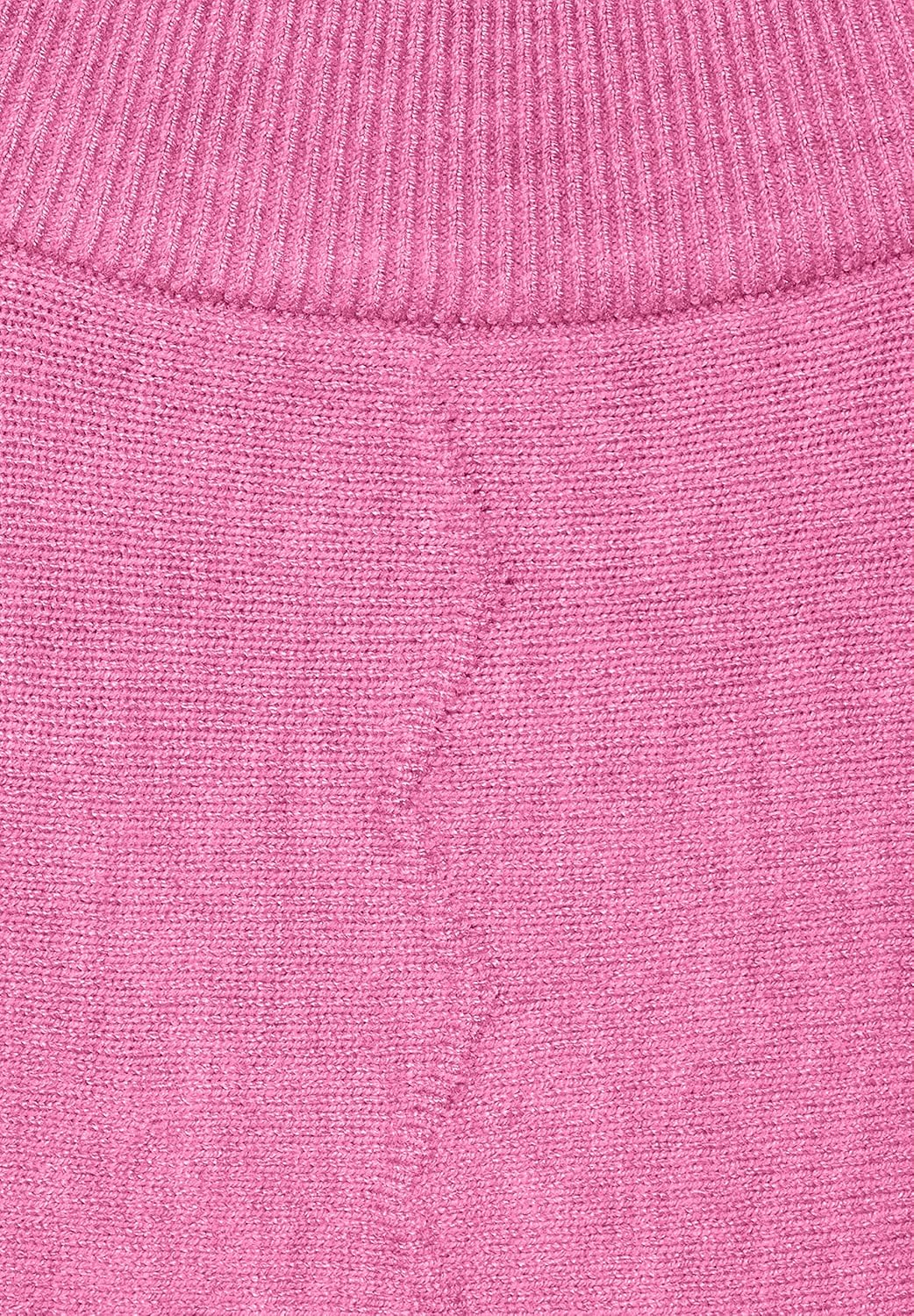 Street One Damen Strickpullover 44 Pink Crush Melange, 44 Pink Crush Melange