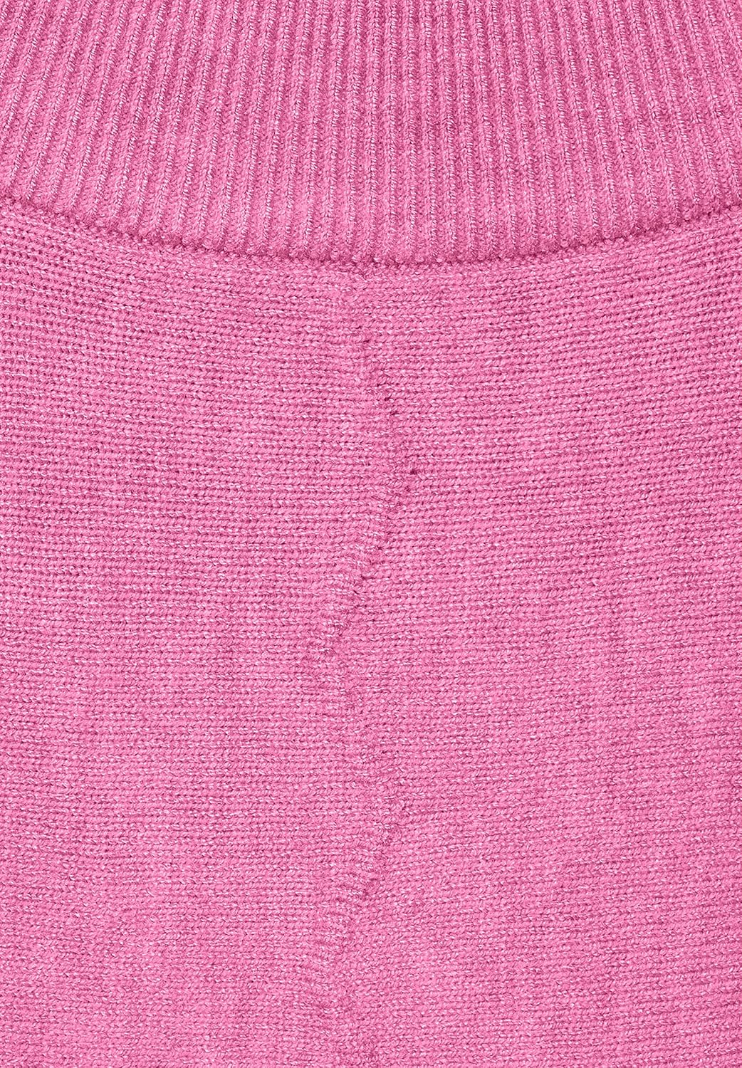 STREET ONE Damen Strickpullover 40 Pink Crush Melange, 40 Pink Crush Melange