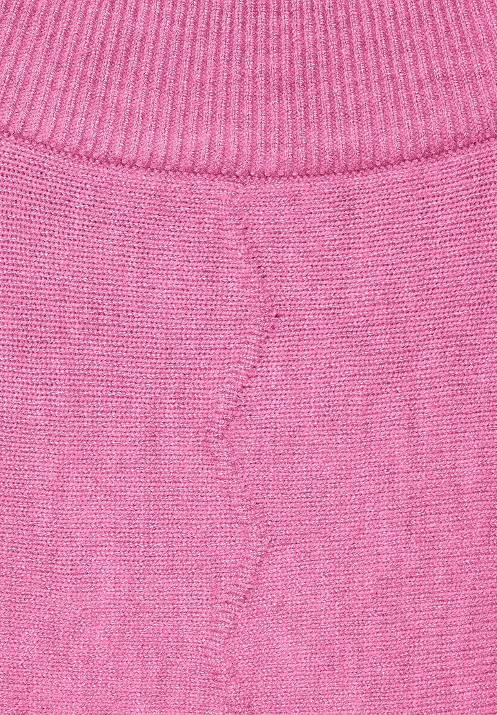 STREET ONE Damen Strickpullover 40 Pink Crush Melange, 40 Pink Crush Melange
