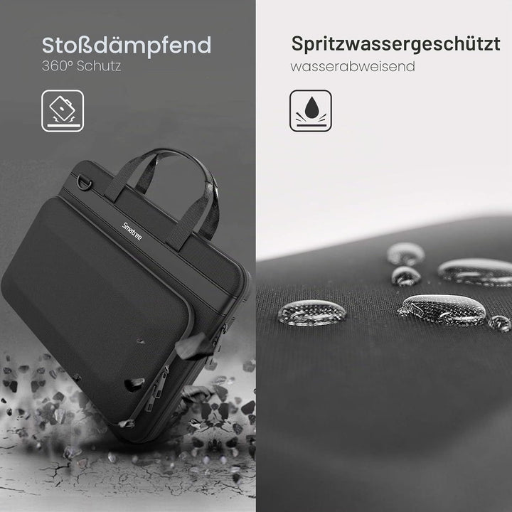 Smatree 14 Zoll Laptop Aktentasche, Hartschalen Umhängetasche Koffer für HP EliteBook 14 Zoll/Huawei