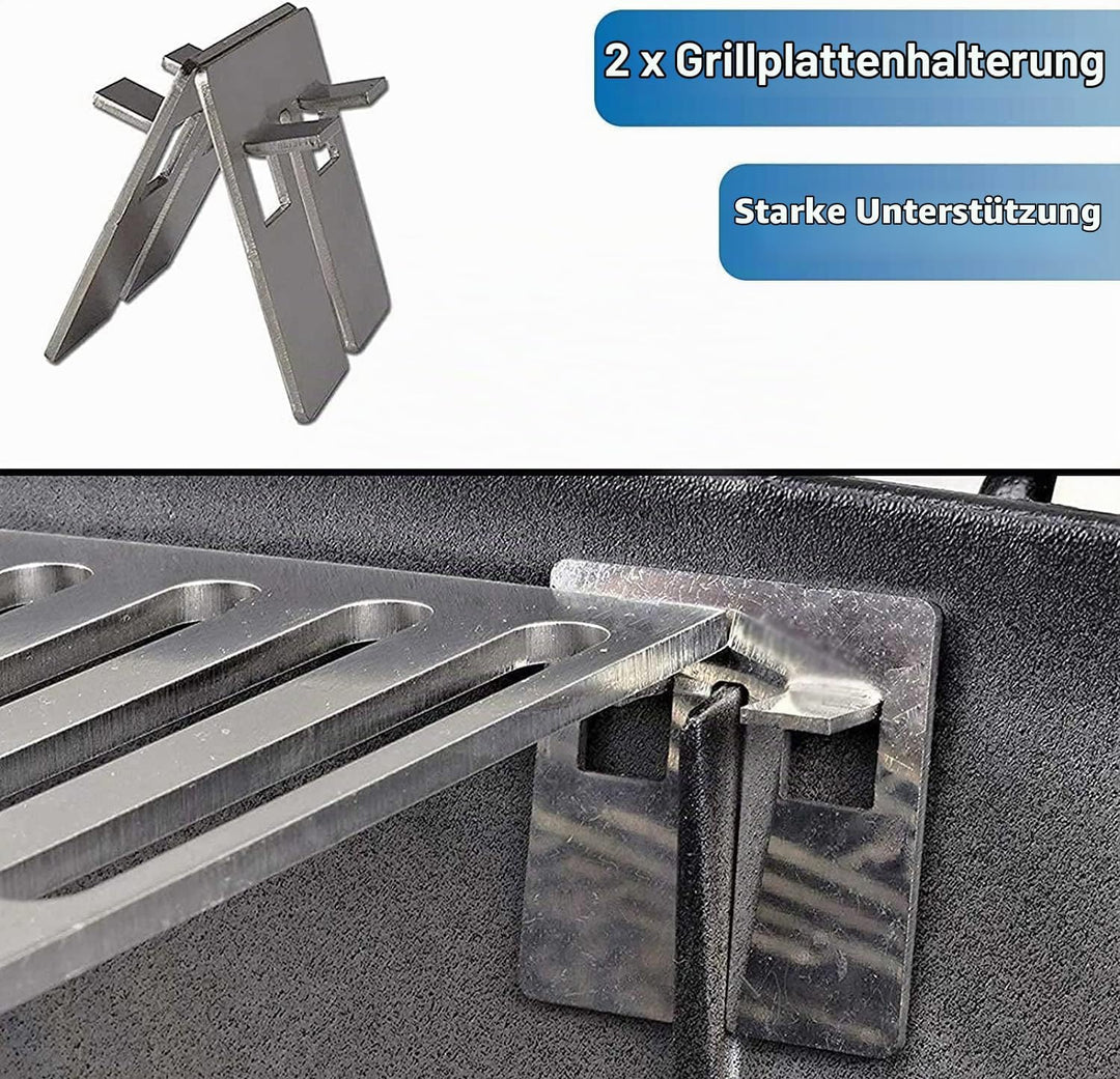 6558 Gusseiserne Grillplatte für Weber Q1000, Q1200, Q1400, Q100, Q120, Q140 Seriengrills, Matte gus