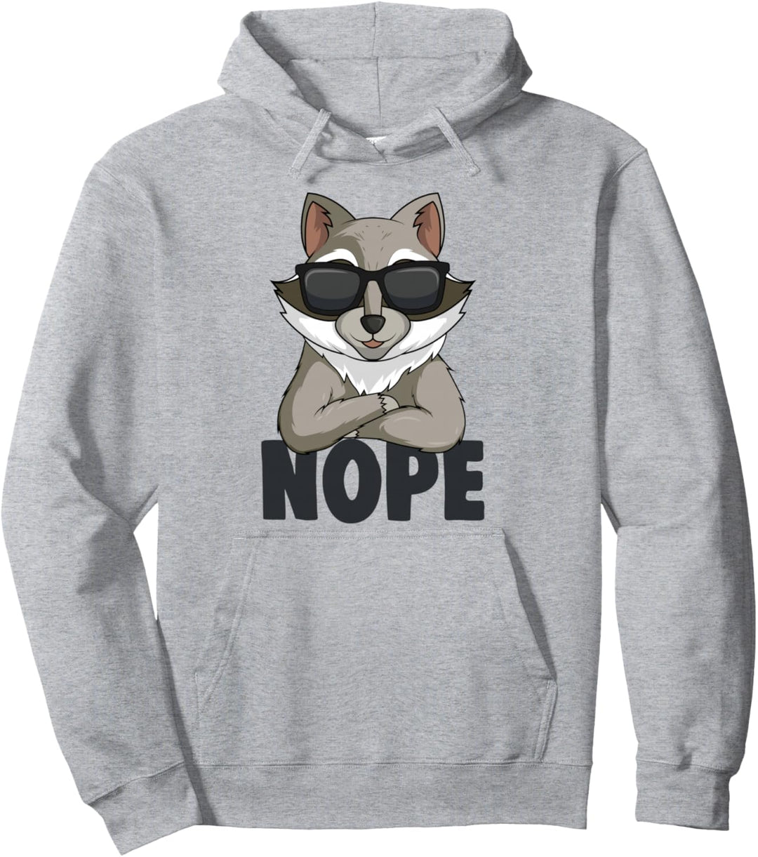 Waschbär Mädchen Raccoon Jungen Kinder Pullover Hoodie