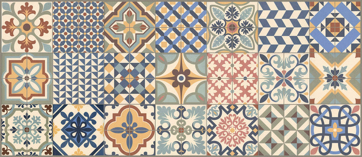 vilber, Vinylteppich, Toledo DU 01 52 X 120 x 0.22 cm Mehrfarbig-01 52 x 120 x 0.22 cm, Mehrfarbig-0