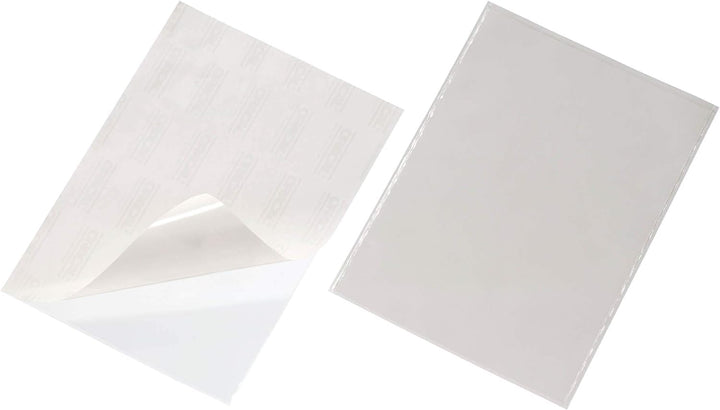 Durable Selbstklebetasche Pocketfix, für Dokumente A4, 50 Stück, transparent, 829619, 50