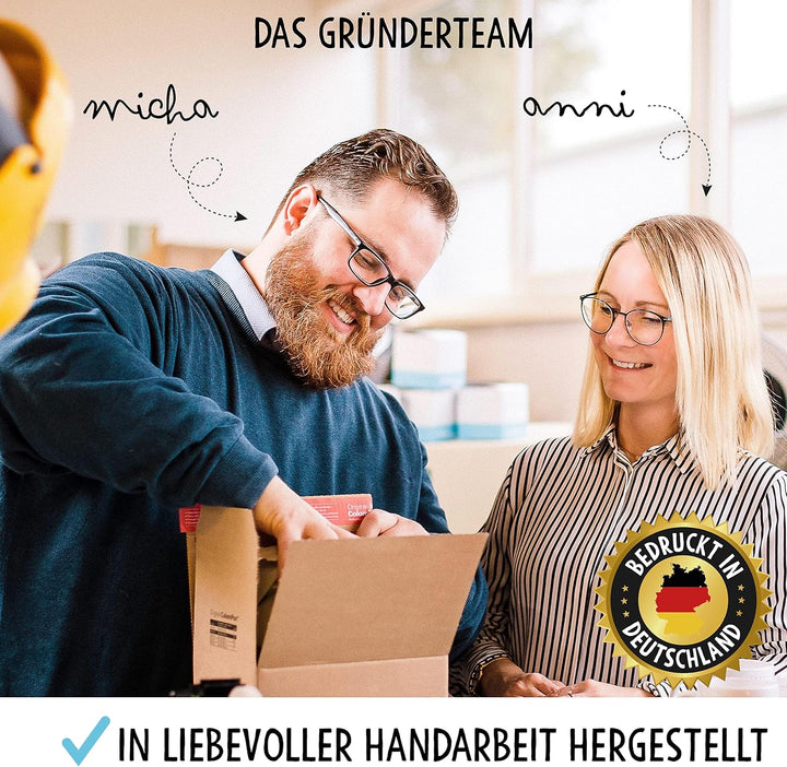 OWLBOOK DU &amp; ICH Beste Freunde Trickfilm Bild im Holz-Rahmen A3 Geschenke Geschenkideen für die best