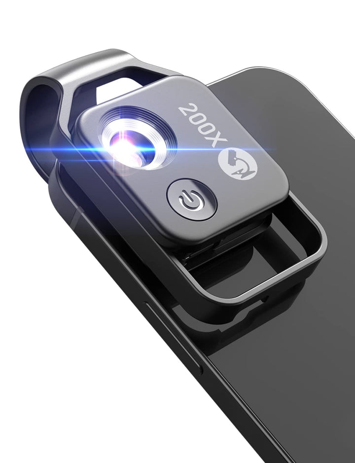 APEXEL 200X Mini-Mikroskop für Smartphone-Kamera, Taschengrösse, Handy-Mikroskop für Explore Micworl