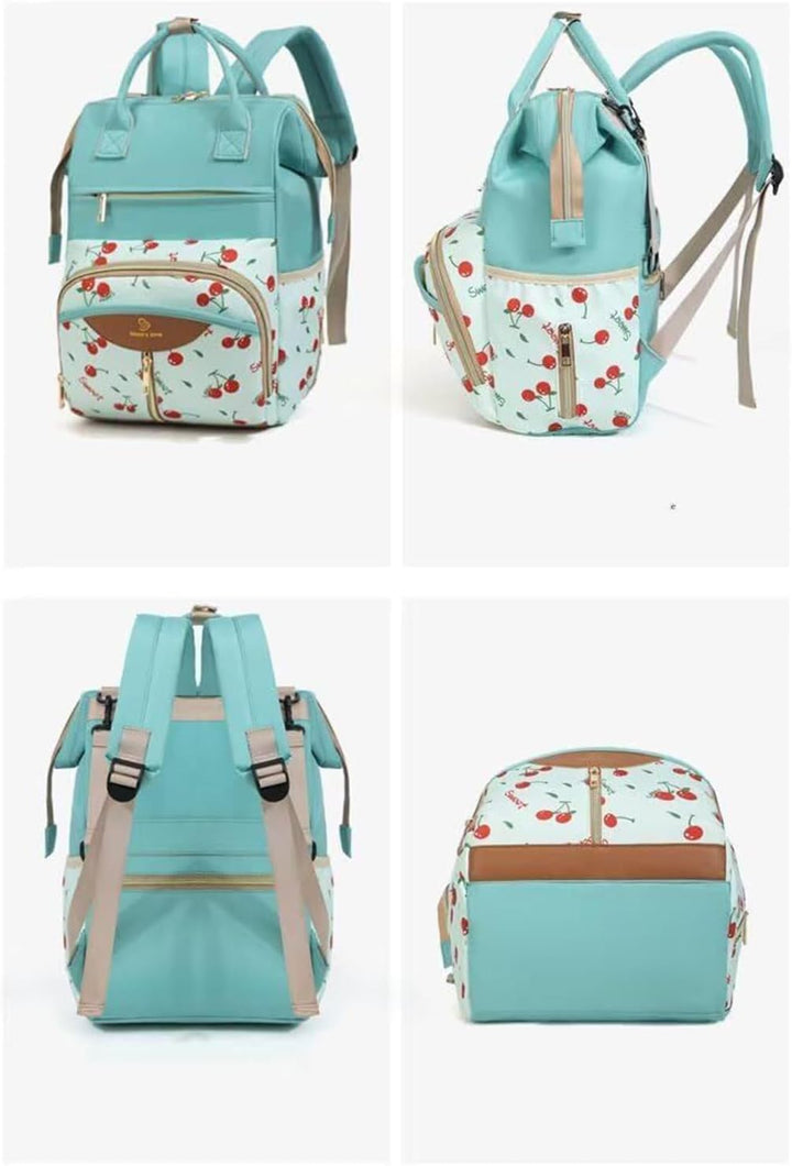 Wickelrucksack,Wasserdichte Grosse Windeltasche Mit Kinderwagen Halterung | Baby Reisetasche Mit Wic